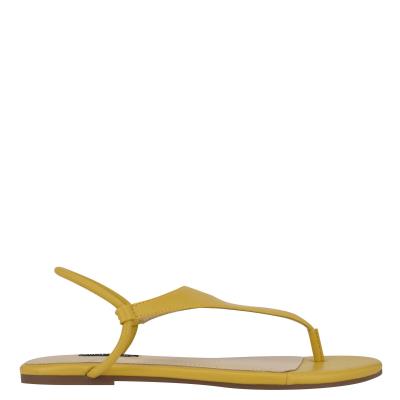 Dámské Ploché Sandály Nine West Braydin Stretch Žluté | 6091UFLWS